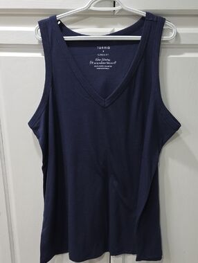 TORRID Girlfriend Signature Jersey V-neck Tank